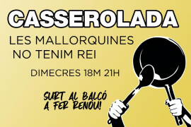 Convoquen cassolades arreu dels Països Catalans contra la monarquia espanyola