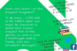 El Consell llança un concurs sobre llengua i literatura en català en xarxes socials