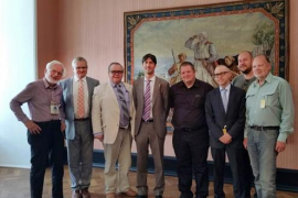 Els dos representants catalans han informat els diputats estonians sobre la situació política a Catalunya.