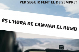 La Plataforma contra l'Ampliació de l'Aeroport llança la campanya 'És hora de canviar de rumb'