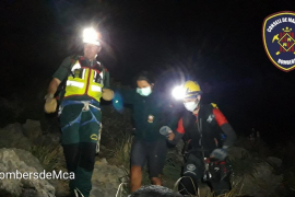 Els Bombers rescaten una excursionista i el seu ca a Pollença