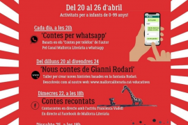 El Consell de Mallorca llança un grapat de propostes per celebrar Sant Jordi a casa