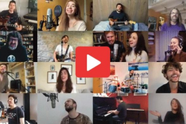 [VÍDEO] Una vintena d'artistes s'uneixen per a interpretar la cançó 'Un Sant Jordi diferent'