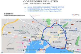 ConBici presenta propostes per a millorar la mobilitat per Palma