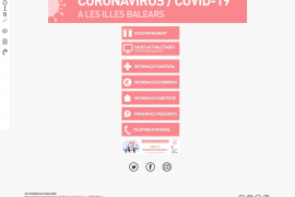 La web del Govern d'informació sobre el coronavirus rep més de 160.000 usuaris únics.