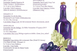 Toni Nadal i Joan Llaneras protagonitzen la tercera setmana dels tasts virtuals de vi de les Balears