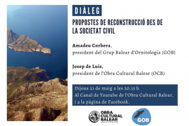 'Propostes de reconstrucció des de la societat civil', diàleg entre el GOB i l'OCB