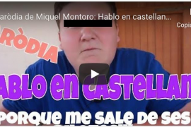 [PARÒDIA] Miquel Montoro: «Hablo en castellano porque mes sale de ses pilotes»