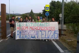 La vaga d'estudiants es fa sentir a la UIB i als instituts de secundària