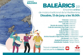 La Fundació Baleària organitza aquest dissabte una trobada en línia de música tradicional mediterrània