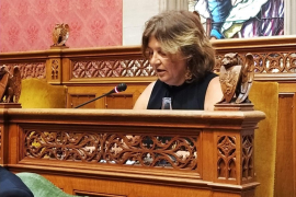 Catalina Mas s'acomiada com a consellera del Consell i MÉS li agraeix la seva labor