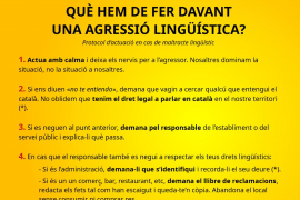 L'ASM difon un protocol d'actuació davant casos d'agressions lingüístiques