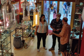 El Consell visita als artesans de Sóller