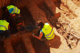 Localitzades restes de milicians del desembarcament de Bayo a Son Coletes