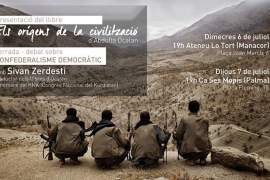 L'aproximació a la història i l'actualitat del Kurdistan comptarà amb un debat sobre el Confederalisme Democràtic a càrrec del traductor de l'obra i membre del Congrés Nacional del Kurdisntan (KNK), Sivan Zerdesti.