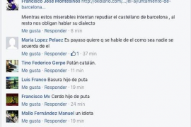 Greus insults de tuitàires espanyolistes contra Quimi Portet