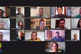 ReuniÃ³n telemÃ¡tica de alcaldes y concejales de MÃS per Mallorca.