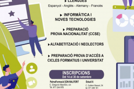 Cursos para personas adultas del Ayuntamiento de Palma.