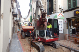 Les obres del carrer Bauzà començaren aquesta setmana.