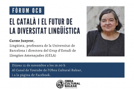 Carme Junyent analitzarà la situació del català i el futur de la diversitat lingüística en el proper Fòrum OCB