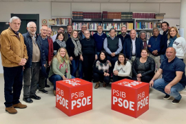 Imatge de l'agrupació del PSIB-PSOE de Llucmajor.