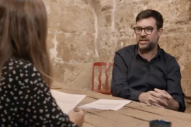 Toni Noguera, coordinador del partit, va ser l'encarregat de conduir la sessió.