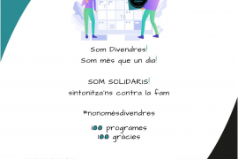 El programa Som Divendres d'Ona Mediterrània arriba als 100 programes i ho celebra amb una acció solidària amb els més desafavorits