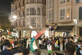 Més de 200 persones criden a Palma: «Marroc culpable, Espanya responsable»