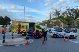 Un motorista pateix un accident a Teixidores