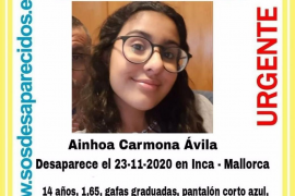 Cerquen una menor desapareguda aquest dilluns a Inca