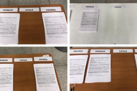 Aeroport de Palma: molta demanda de formularis en català... o nul·la oferta