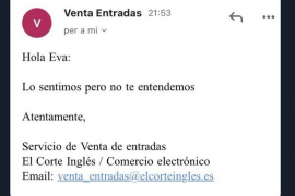 El Corte Inglés respon a una clienta catalanoparlant «Lo sentimos pero no te entendemos», ella ho denuncia a Twitter i la censuren