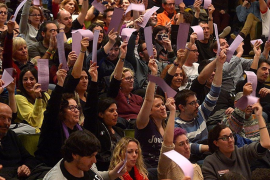 Imatge d'una votació de Podemos Palma.