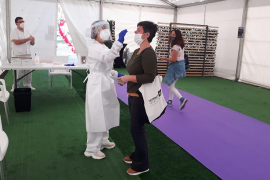 Manacor realiza el primer cribaje masivo de Mallorca para detectar positivos de COVID.