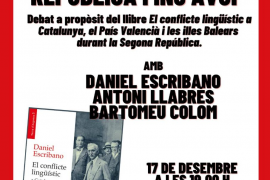 Can Alcover acollirà aquest dijous la presentació del llibre 'El conflicte lingüístic a les illes Balears durant la Segona República (1931-1936)'