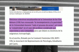 El SEPC denuncia la «passivitat» de la UIB sobre el cas de Miguel Beltran i exigeix «mesures de reparació»
