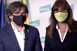 Puigdemont encapçalarà la llista de JxCat el 14F: «M'honora tenir l'oportunitat d'ajudar Laura Borràs a ser la primera presidenta de Catalunya»