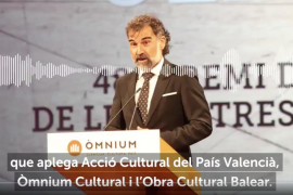 [ÀUDIO] Emotiu missatge de Jordi Cuixart als Premis 31 de Desembre: «1.167 dies de presó després, us emplaço a no tenir tristor, sinó tota l'esperança»