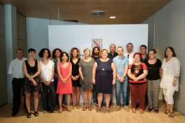 La Comissió tècnica amb els diputats que impulsaren la Llei.