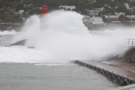 El temporal de vent provoca prop de 70 incidències a les Balears