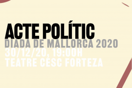 Parlaments, música i dansa en el Teatre Xesc Forteza per celebrar la Diada