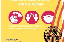 L'OCB farà ofrena floral i retransmetrà Miquela Lladó recitant 'La Colcada' per YouTube