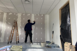 La futura sala de vacunació.