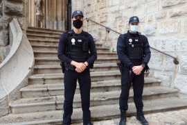 Antoni Josep i Tomeu són els dos nous policies que juraran el càrrec en breu.
