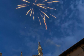 Fi de festes amb focs artificials