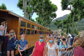 El Tren arriba amb els seients plens