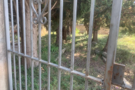 El cementiri protestant actualment està en desús.