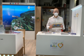 Lluís Rullan a la Fira B de Turisme de Barcelona.