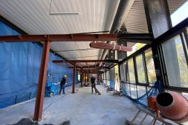 L’empresa Metalurgias Martínez és l’encarregada de fer l’estructura de les noves sales.