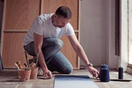 Toni Garau en el seu taller.